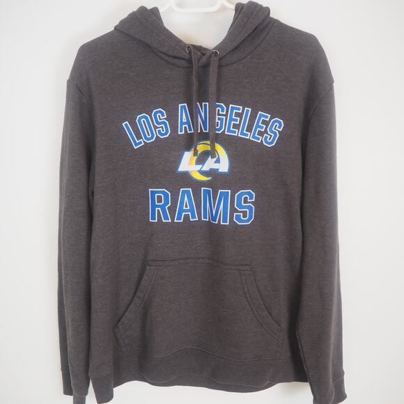 Los Angeles Rams Gray Pullover Fanatics Hoodie Unisex Size L NFL - Picture 3 of 10